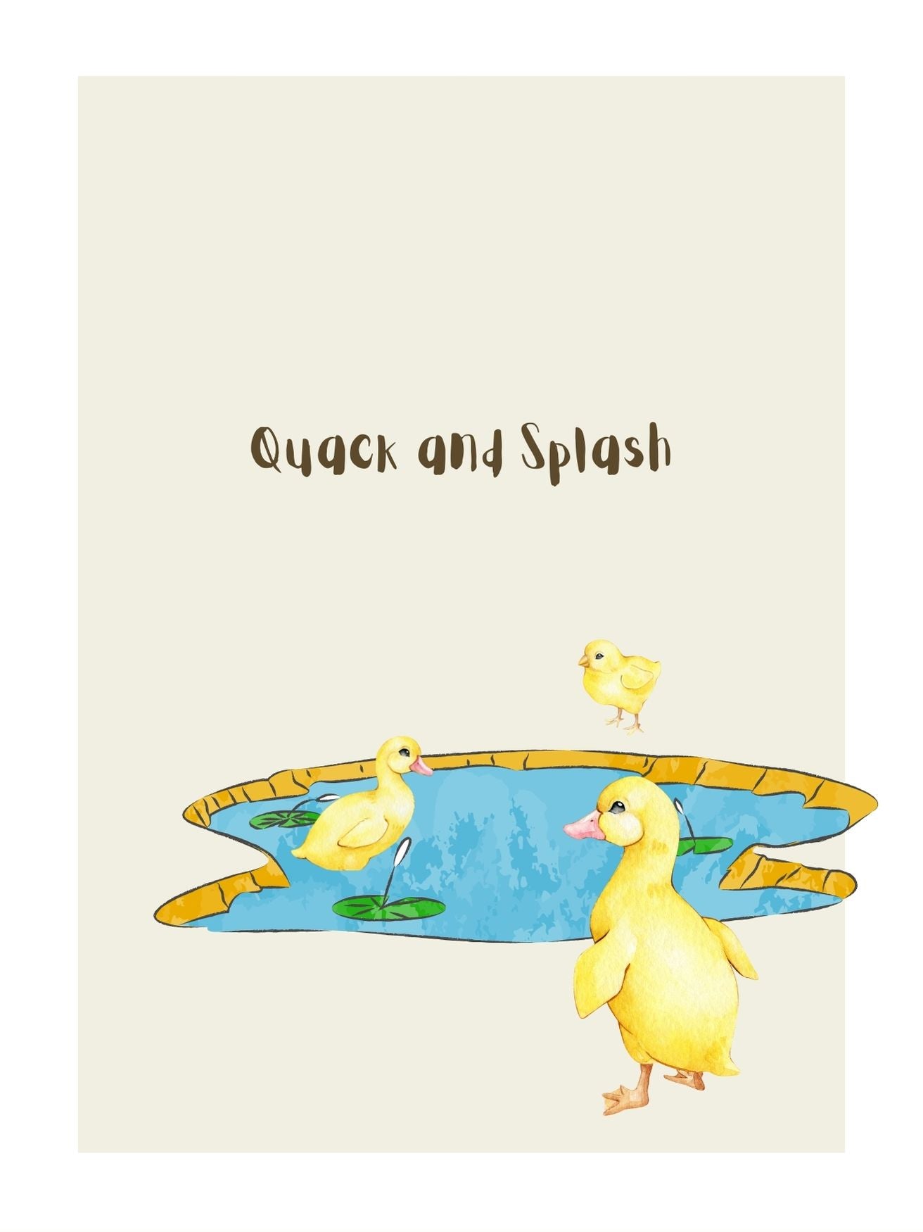 duck swimming