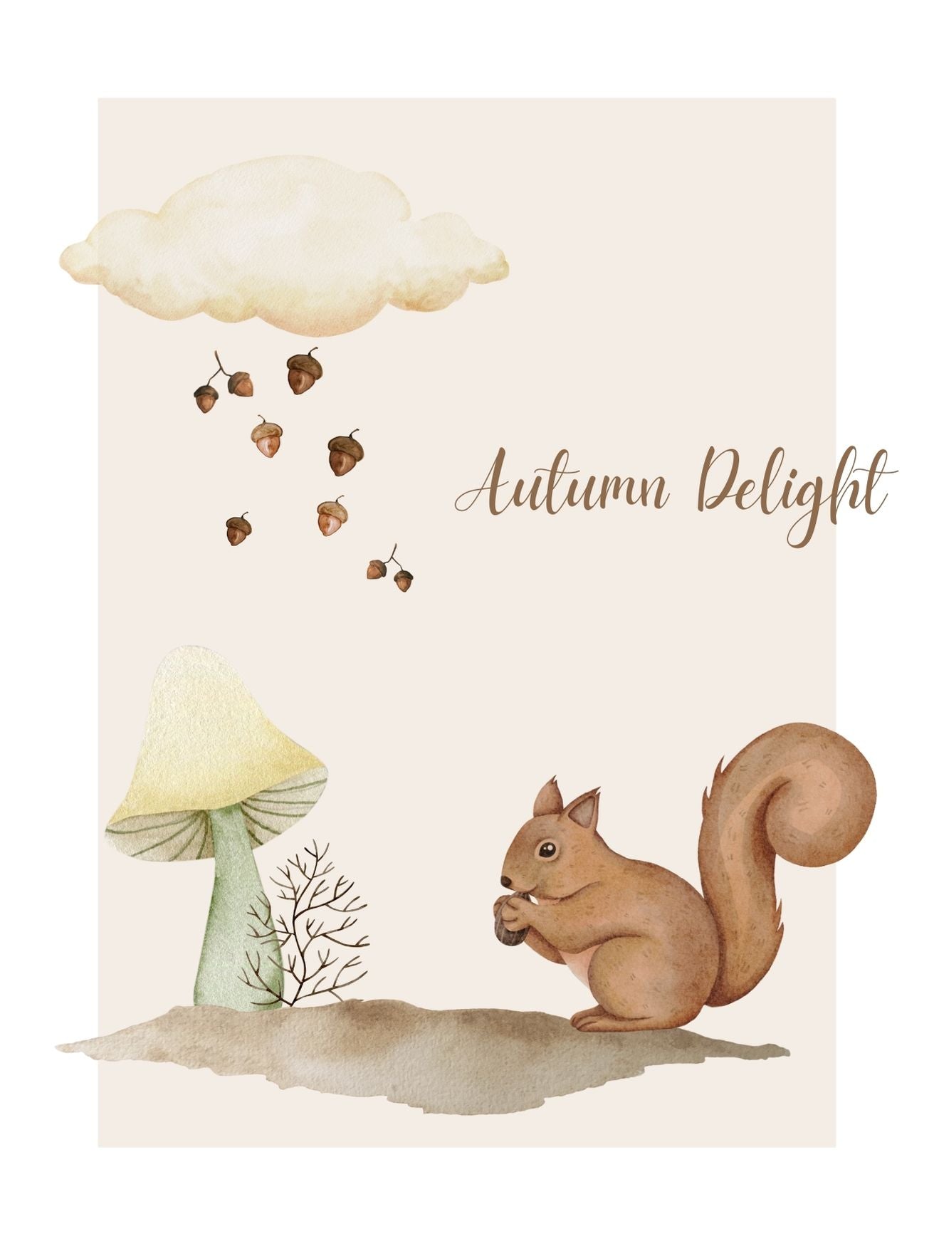 Autumn Delight – Autumn Nursery Poster