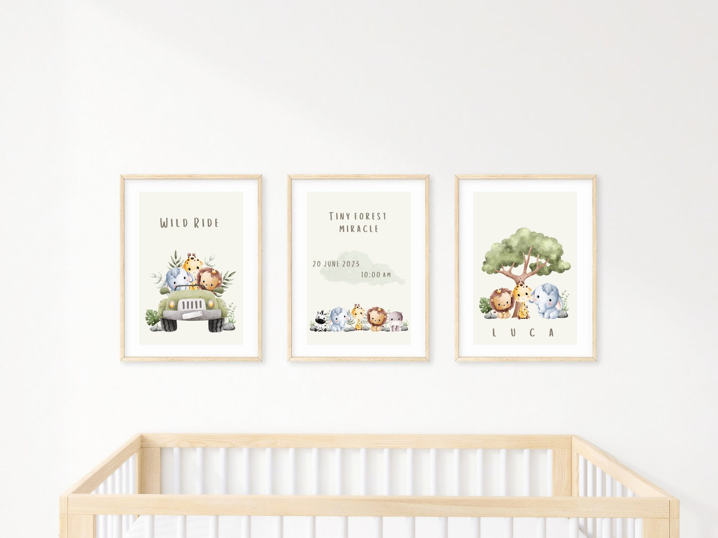 Forest Animal prints - Set of 3