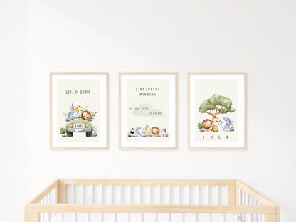 Forest Animal prints - Set of 3