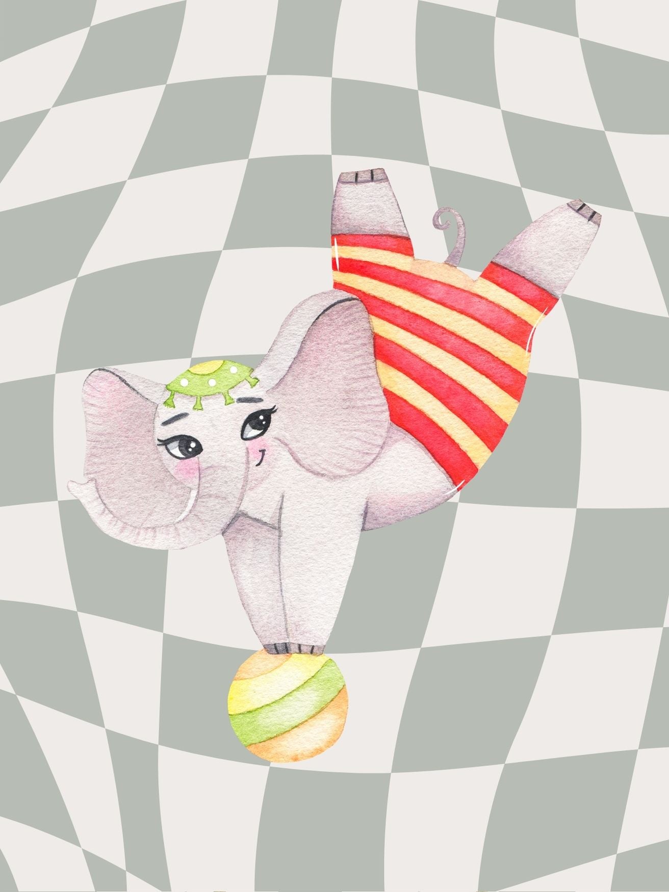 circus elephant poster