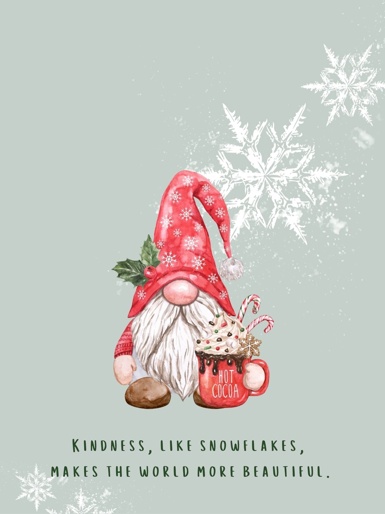 Gnome Kindness: Winter Wonderland Poster