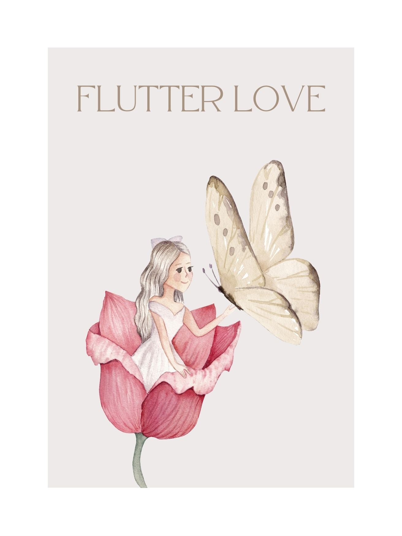 Butterfly Nursery wall art – Flutter Love