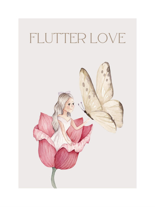 Butterfly Nursery wall art – Flutter Love