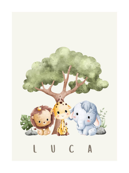 Forest Animal prints - Set of 3