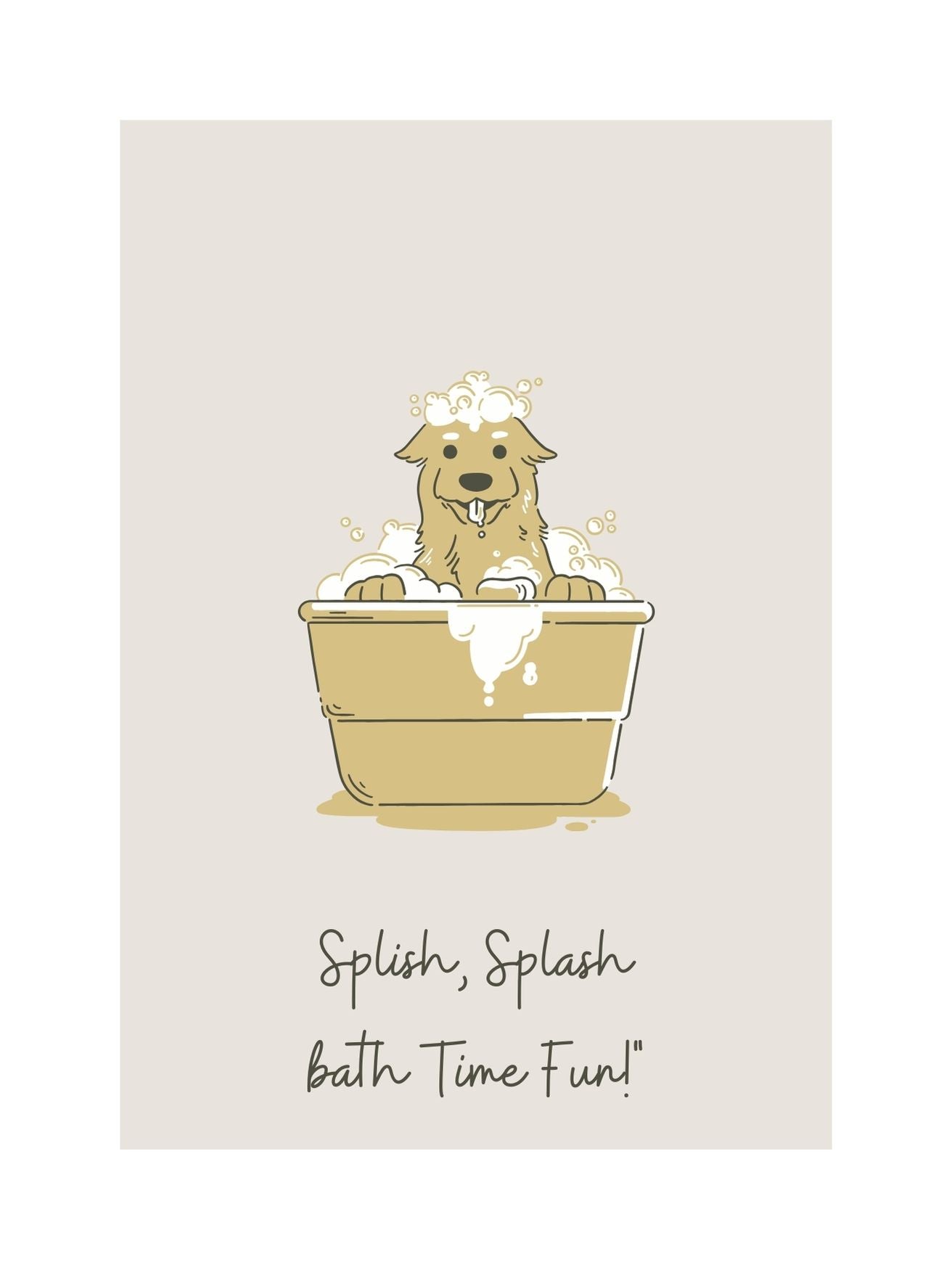 Bath Time Buddy – Nursery Poster