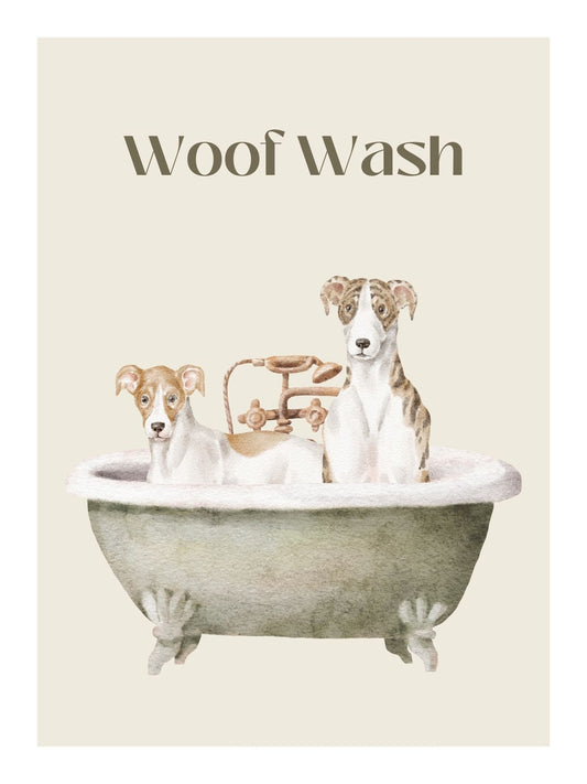 Bath Buddies – Dog Nursery Poster