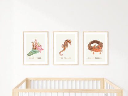 Sea animal prints - Set of 3